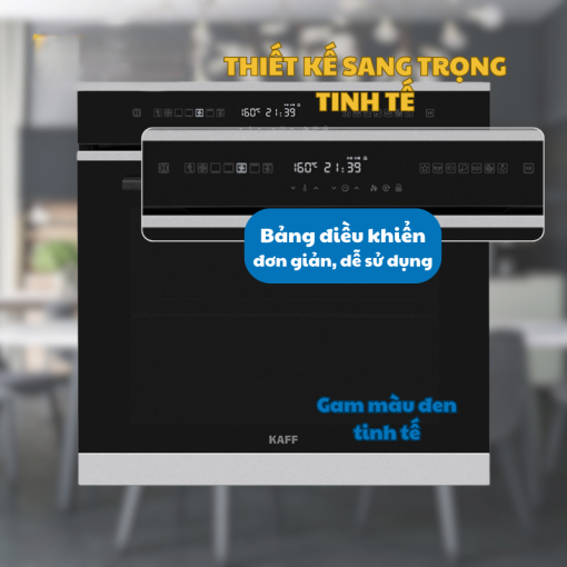 Kaff KF BI75SLIM 5 - LÒ NƯỚNG ÂM TỦ KAFF KF-BI75SLIM