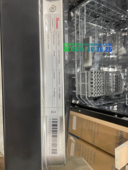 photo 2024 12 01 15 43 53 - Máy Rửa Chén Bát Texgio TGFPCM795B 14 Bộ Sấy Khí Nóng Diệt Khuẩn UV