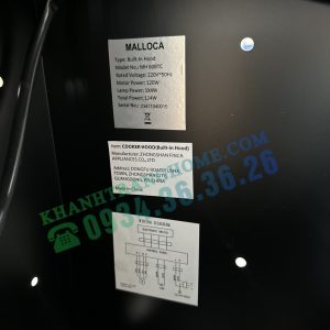 z5642400118485 a4efeb30c416a554af603d99b56533b6 - Máy hút khói khử mùi âm tủ Malloca MH 60BTC