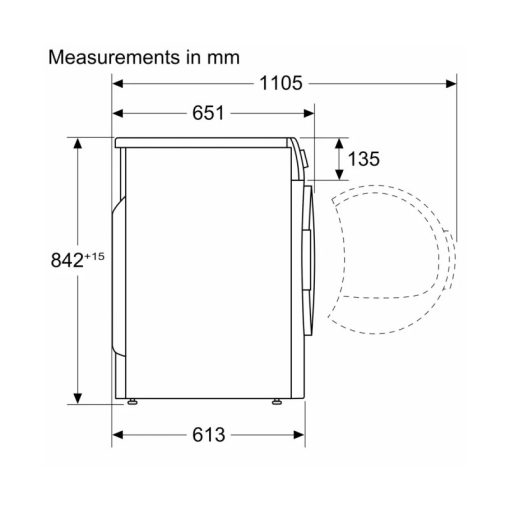 ava may say bosch wqb245b0sg 3 1 - Máy Sấy Quần Áo BOSCH WQB245B0SG 9Kg