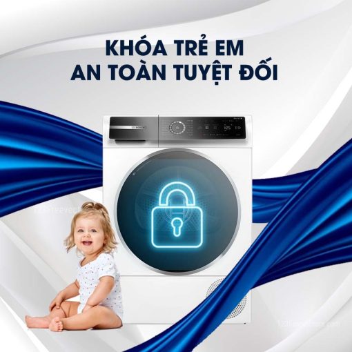 ct may say bosch wqb245b0sg 7 1 - Máy Sấy Quần Áo BOSCH WQB245B0SG 9Kg