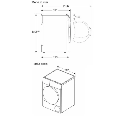 kt may say quan ao bosch wqb245b40 7cc56d9085c147eca2eef1d8351855af master - Máy sấy BOSCH WQB245B40