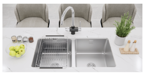 2 1 - CHẬU RỬA BÁT KONOX KN8246DU DEKOR