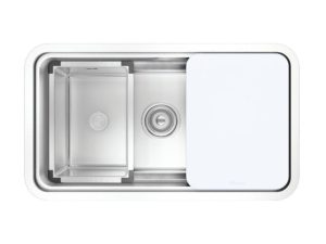 CHẬU RỬA BÁT KONOX KN8347SU DEKOR