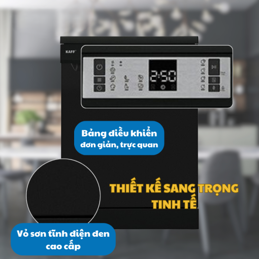 KAFF KF CARYA1FB 4 1 - MÁY RỬA CHÉN BÁN ÂM TỦ KAFF KF CARYA1FB