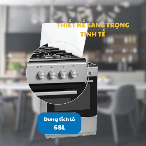 KAFF KF FRT6604GAC 4 - BẾP TỦ LIỀN LÒ KAFF KF-FRT6604GAC