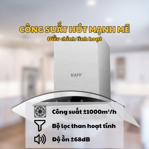 Kaff KF GBT7007 8 - MÁY HÚT MÙI KAFF KF-GBT9007
