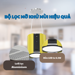 Kaff KF IS0935YL 5 - MÁY HÚT MÙI KAFF KF-IS0935YL