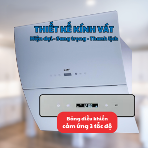 Kaff KF LUX AT70H WH 4 - MÁY HÚT MÙI KÍNH VÁT KAFF KF-LUX AT70H-WH