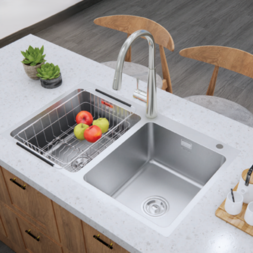 Konox KN8251TD DEKOR 2 - CHẬU RỬA BÁT KONOX KN8251TD DEKOR