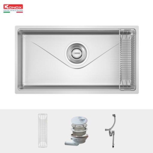 TARI 8748SR Basic 2 600x600 1 - CHẬU RỬA BÁT KONOX TARI 8748SR BASIC