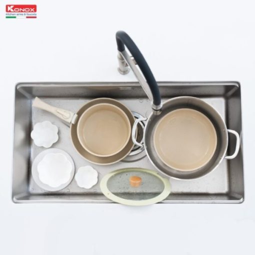 TARI 8748SR Basic 4 600x600 1 - CHẬU RỬA BÁT KONOX TARI 8748SR BASIC