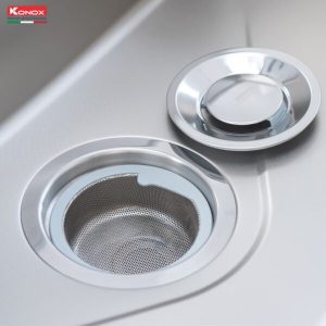 chau rua bat 1 ho chong xuoc kieu nhat Konox Tari 8748SR 13 600x600 1 - CHẬU RỬA BÁT KONOX TARI 8748SR FULL