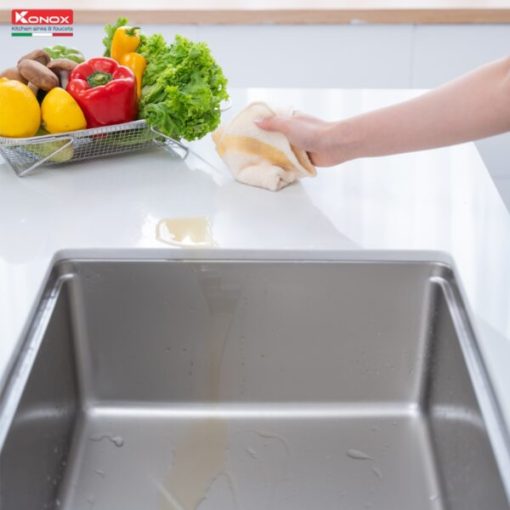 chau rua bat 1 ho chong xuoc kieu nhat Konox Tari 8748SR 15 600x600 1 - CHẬU RỬA BÁT KONOX TARI 8748SR FULL