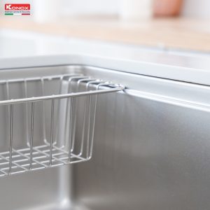 chau rua bat 1 ho chong xuoc kieu nhat Konox Tari 8748SR 9 - CHẬU RỬA BÁT KONOX TARI 7648SR