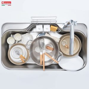 chau rua bat 1 ho chong xuoc kieu nhat Konox Tari 9051SR 7 600x600 1 - CHẬU RỬA BÁT KONOX TARI 9051SR - BASIC