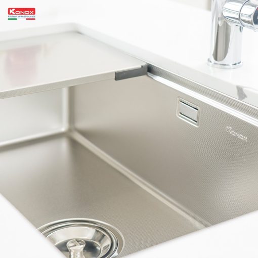 chau rua bat 1 ho chong xuoc konox kn8146su dekor 7 - CHẬU RỬA BÁT KONOX KN8146SU DEKOR BASIC