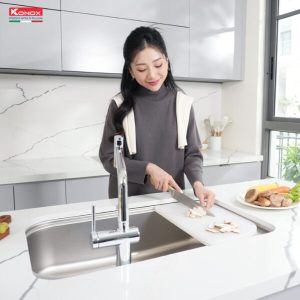 chau rua bat 1 ho chong xuoc phong cach nhat Konox Tari 7861SR 5 1 600x600 1 - CHẬU RỬA BÁT KONOX TARI 7851SR-FULL