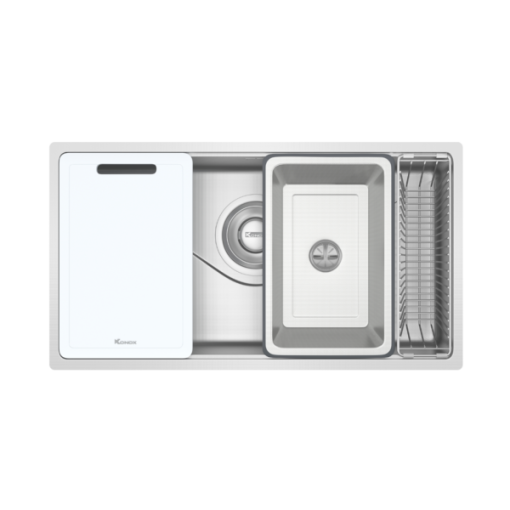 chau rua bat 1 ho chong xuoc phong cach nhat Konox Tari 8748SR 600x600 1 - CHẬU RỬA BÁT KONOX TARI 8748SR FULL