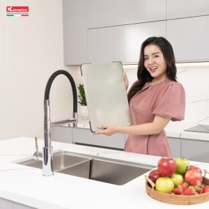 chau rua bat 2 ho chong xuoc konox kn8646du dekor 3 - CHẬU RỬA BÁT KONOX KN8646DU DEKOR BASIC
