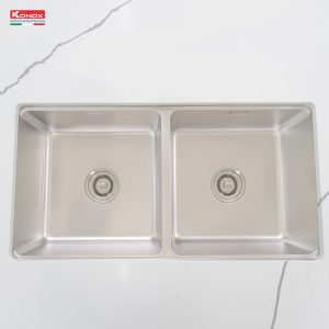 chau rua bat 2 ho chong xuoc konox kn8646du dekor 6 - CHẬU RỬA BÁT KONOX KN8646DU DEKOR BASIC