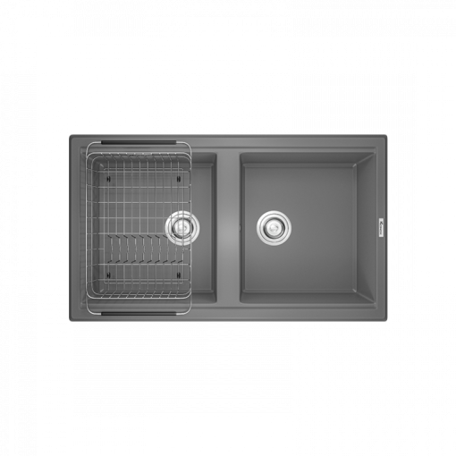 chau rua bat Granite Sink Phoenix 860 Grey 1 768x768 1 - CHẬU RỬA BÁT KONOX PHOENIX SMART 860