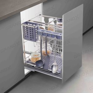 Giá đựng chai lọ gia vị dao thớt GrandX XK.25S2