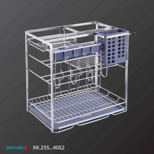 Giá đựng chai lọ gia vị dao thớt GrandX XK.35S2