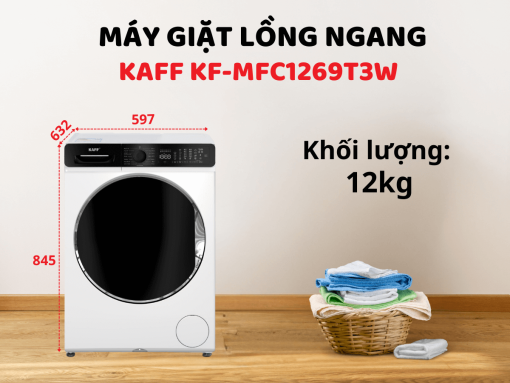 gjbj - MÁY GIẶT KAFF KF-MFC1269T3W-12KG