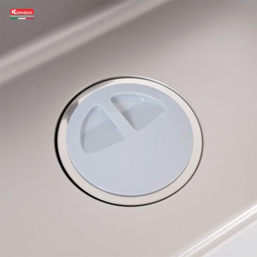ho rac chau rua bat 1 ho chong xuoc konox KN8347SU Dekor 600x600 1 - CHẬU RỬA BÁT KONOX KN8347SU DEKOR