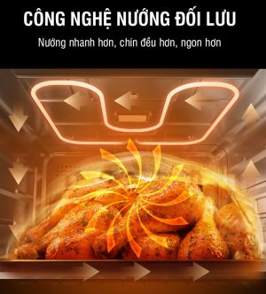 lo nuong am tu kaff kf t90s 2 - LÒ NƯỚNG ÂM TỦ KAFF KF-T90S NEW 2025