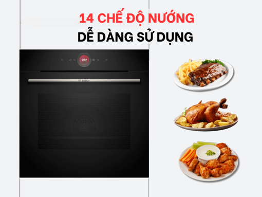 lo nuong bosch hbg7241b2 1 - LÒ NƯỚNG BOSCH HBG7241B1 SERIES 8 XUẤT XỨ ĐỨC
