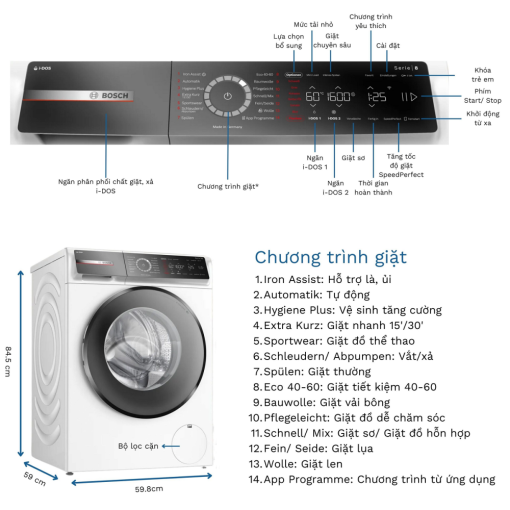 may giat bosch wgb256a40 serie 8 6 - Máy giặt Bosch WGB256A40 Serie 8