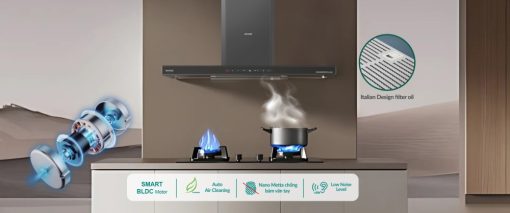 may hut mui ap tuong grandx gx h70c69g5 - Máy hút mùi áp tường GrandX GX H70C69G