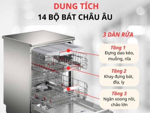 may rua chen bosch sms6zci85e 3 - Máy rửa chén Bosch SMS6ZCI85E