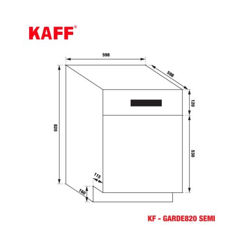 may rua chen kaff kf garde820 semi 1734490853664 - MÁY RỬA BÁT KAFF KF-GARDE820 SEMI
