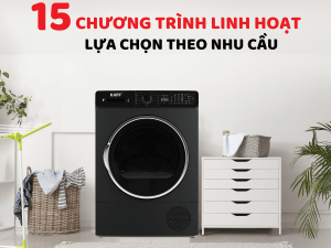 may say kaff kf dr113l09bl 9kg 3 - MÁY SẤY KAFF KF-DR113L09BL