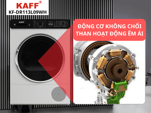may say kaff kf dr113l09wh 5 - MÁY SẤY KAFF KF-DR113L09WH