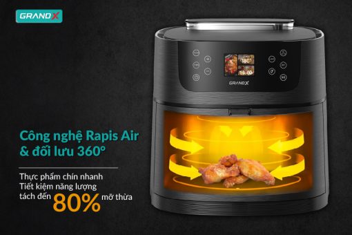 noi chien khong dau grandx gx ar08smart5 - Nồi chiên không dầu GrandX GX-AR08SMART