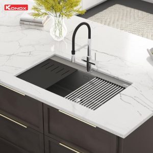 phoi canh 3D Terra 790S Grey 600x600 1 - CHẬU RỬA BÁT KONOX TERRA 860S