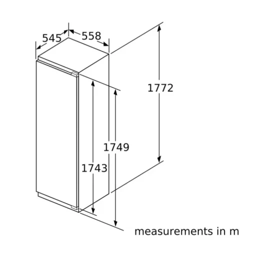 tu dong am tu bosch gin81ace0 serie 6 4 - Tủ đông âm tủ BOSCH GIN81ACE0 Serie 6