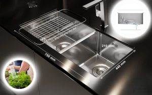 11kt - CHẬU RỬA BÁT KONOX CUBE 7544DU 11kt - CHẬU RỬA BÁT KONOX CUBE 7544DU