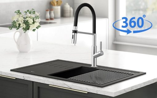 360 15 - VÒI RỬA KONOX TEMA CHROME