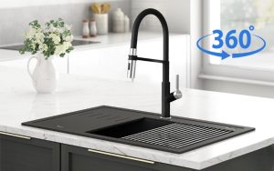 360 20 - VÒI RỬA KONOX TEMA BLACK