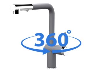 360 4 - VÒI RỬA KONOX STELLA GREY