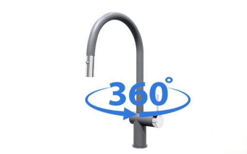360 7 - VÒI RỬA KONOX RESTA GREY