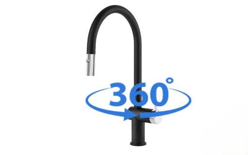 360 9 - VÒI RỬA KONOX RESTA BLACK