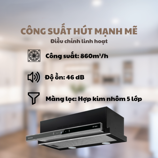 4 SP 70 AH 2 - MÁY HÚT MÙI SPELIER SP 70 AH