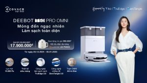 Banner T50 Pro Omni Miviet 1024x576 1 - ROBOT HÚT BỤI ECOVACS T50 PRO OMNI
