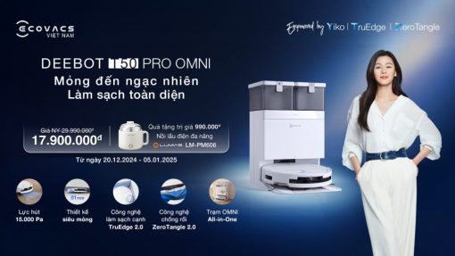 Banner T50 Pro Omni Miviet 1024x576 1 - ROBOT HÚT BỤI ECOVACS T50 PRO OMNI